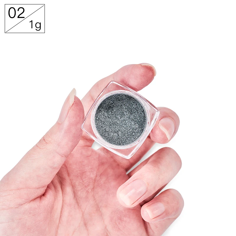 RBAN лак для ногтей 0,2 г Блестящий французский лак для ногтей голографический лак для маникюра зеркальный блестящий порошок металлический цвет для дизайна ногтей - Цвет: AZ492