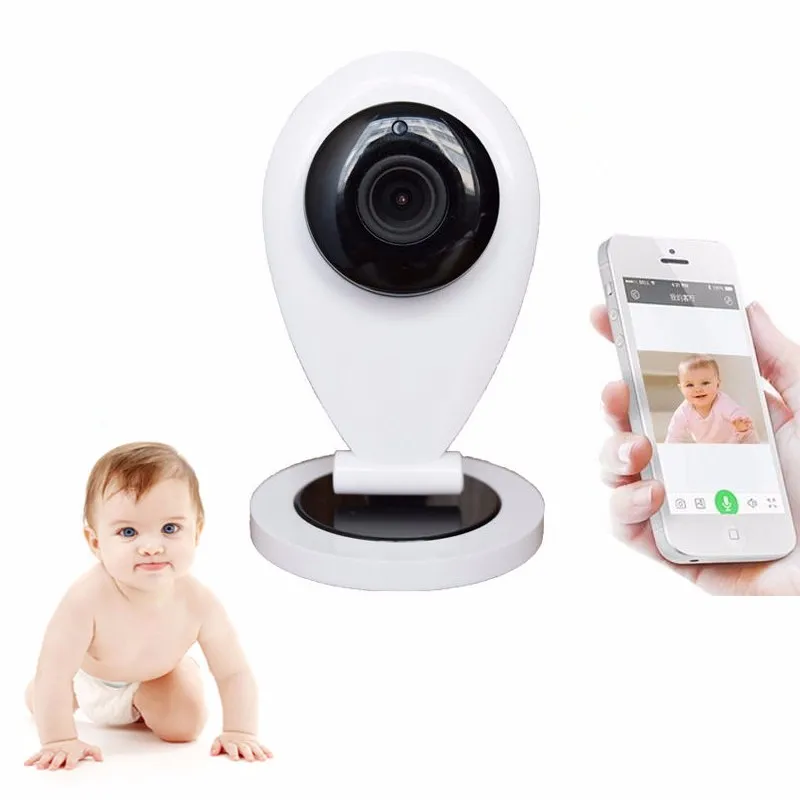 

720P baba eletronica com camera video nanny monitor IR Night vision Intercom Motion Detection Baby Alarm Mini Camera radio nanny