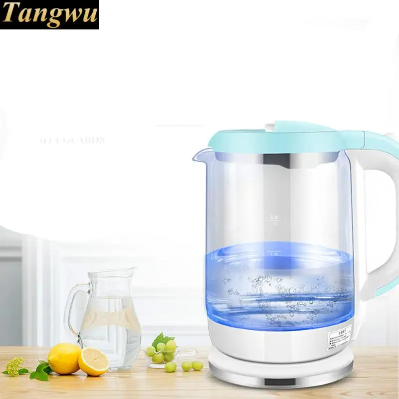 household glass electric kettle automatically cut 304 stainless steel Overheat Protection household glass electric kettle automatically cut 304 stainless steel Overheat Protection