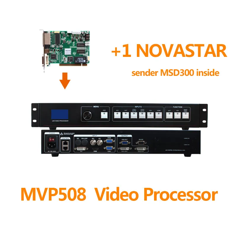 Nova msd300 sender video processor resolution