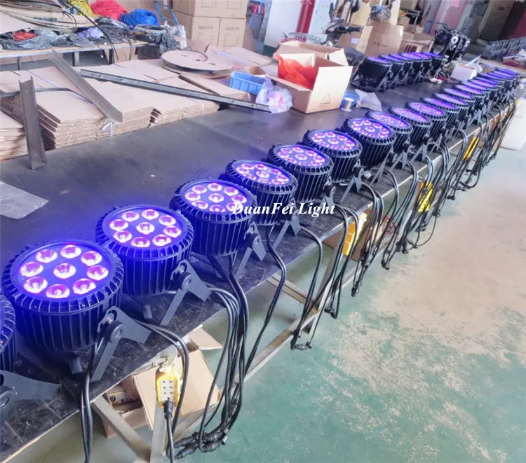 9x12w led slim par waterproof-9