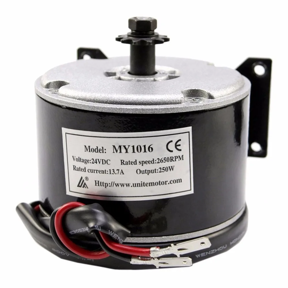 MYMOTOR 24V 250W Brushed Motor For Electric Go Kart Scooter E Bike