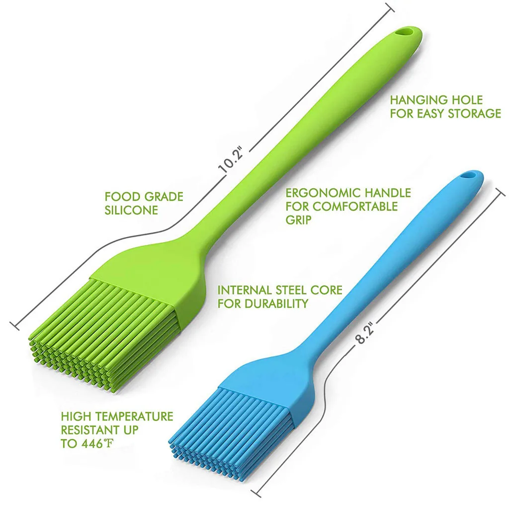 Силиконовый противень для выпечки хлеба шеф-повара кондитерское масло барбекю инструмент Краска Силиконовая кисть щетка для барбекю