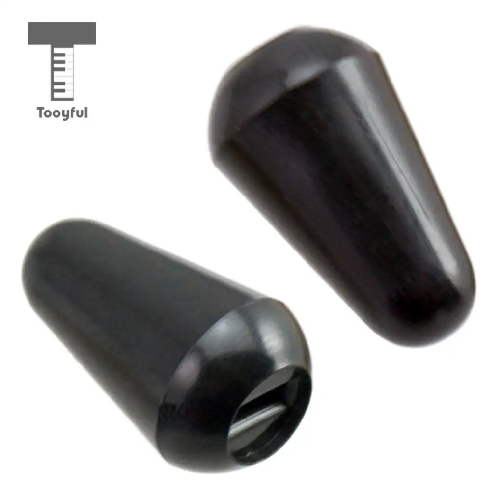 Tooyful 20pcs Internal Thread 4mm 3 or 5 Way Toggle Switch Tips Knobs Cap for ST SQ Electric Guitar Replacement