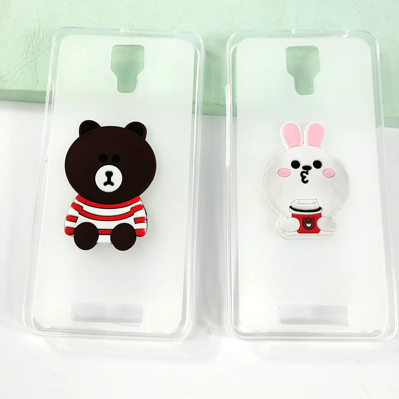 Fashion cartoon animal design Phone Case For Fly Champ FS529 Cover Soft TPU Silicone Back Cover Protective Case Fandas
