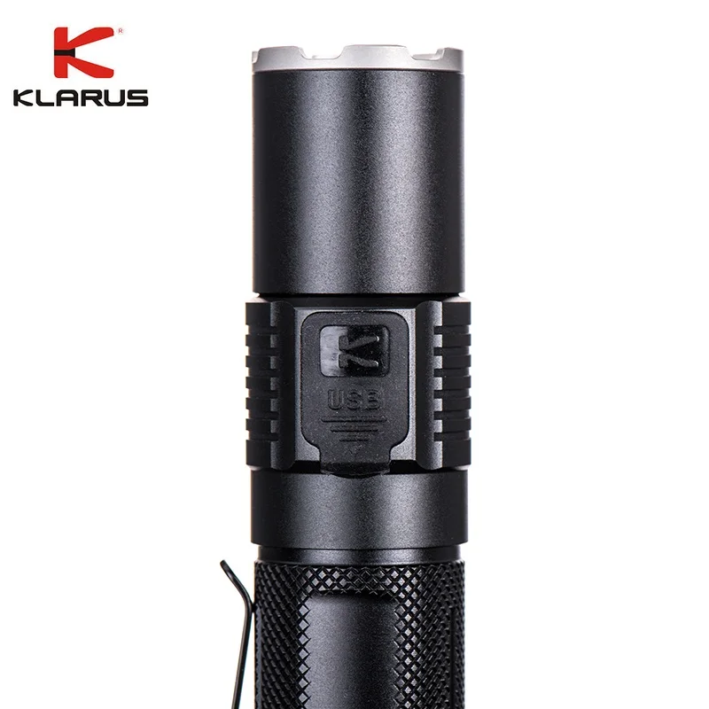 KLARUS XT2CR CREE XHP35 HD E4 светодиодный фонарик 1600 люмен компактный супер-яркий двойной переключатель перезаряжаемый тактический фонарь