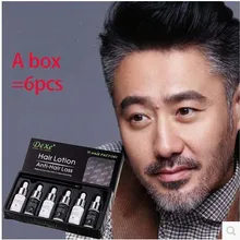 6 бутылок лосьон для волос против выпадения волос день и ночь использовать Средство для роста волос кератин Уход за волосами ребровая лечебная сыворотка пилатория