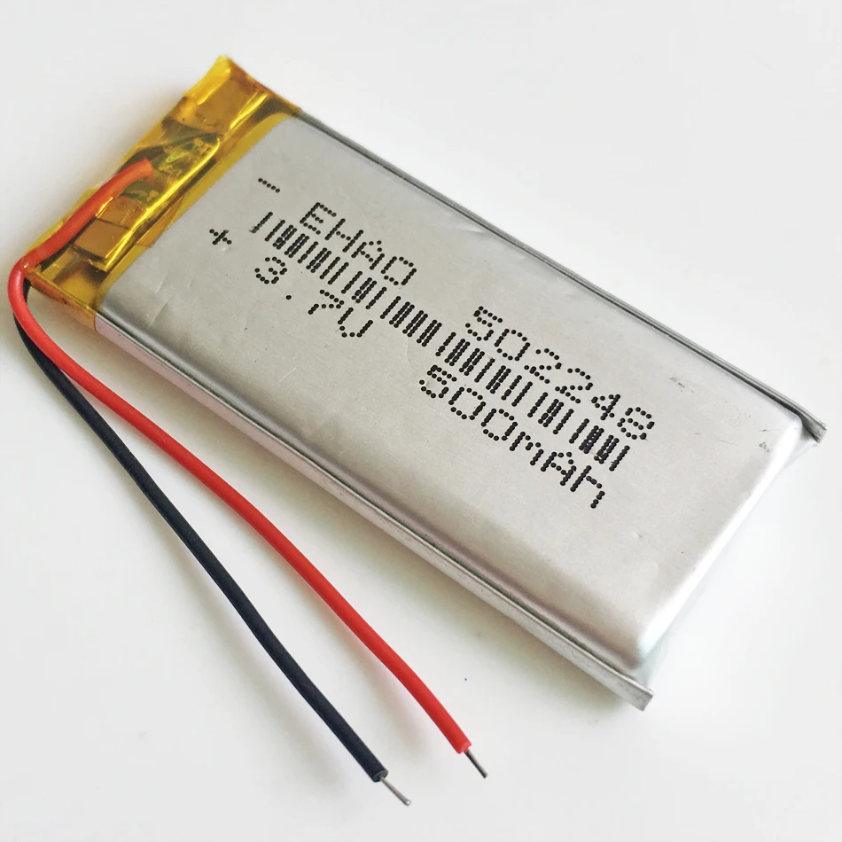 502248 3,7 V 500 mAh литиево-полимерный lipo Перезаряжаемые батарея Li ячейки для Mp3 gps Оборудование для psp видеоигра bluetooth smart watch 5*22*48 мм