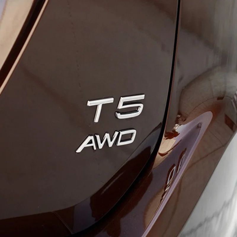 Стайлинг автомобиля 3D металлическая хромированная T5 T6 AWD логотип эмблема