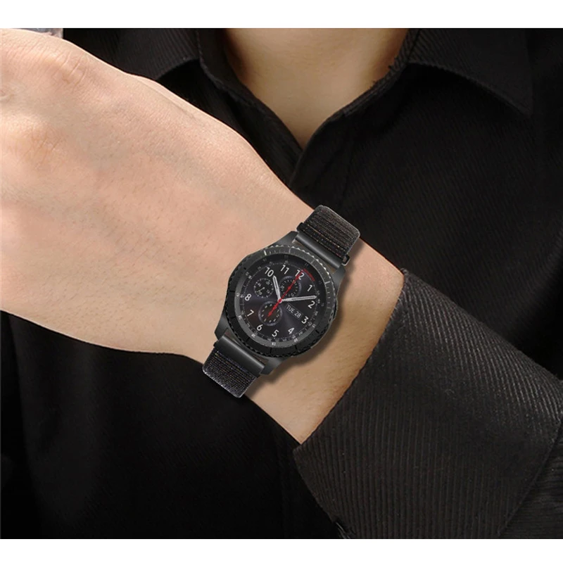 Gear s3 Frontier ремешок для samsung galaxy watch 46 мм 42 мм активный 2 нейлон 22 мм ремешок для часов huawei gt ремешок amazfit bip 20 44