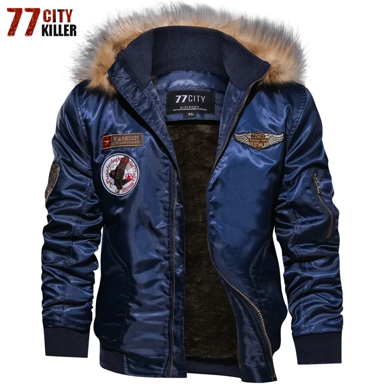 Winter Bomber Jacket Men Windbreaker Thick Fleece Army Military Motorcycle Jacket Men's Pilot Jacket Coat Outwear Plus Size 4XL Winter Bomber Jacket Men Windbreaker Thick Fleece Army Military Motorcycle Jacket Men's Pilot Jacket Coat Outwear Plus Size 4XL