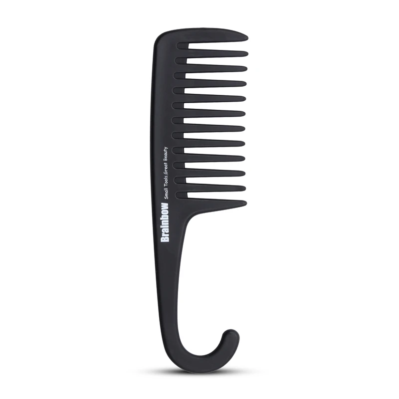 1 шт. пластиковая расческа для волос с вешалкой|wide tooth comb|large wide combtooth comb |
