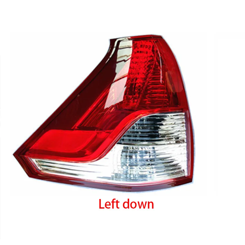 1 шт. задний фонарь прозрачный красный левый/правый задний бампер светодиодный стоп-сигнал без лампы Задний фонарь для Honda CRV 2012 2013 - Испускаемый цвет: Left down