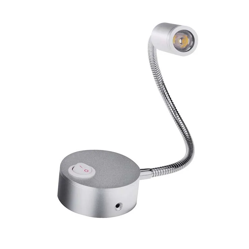 

Wall Light/ Night Light/ Reading Light/ Light Tubes/ Mirror Light 3W, AC 85-265V Silver - Warm White