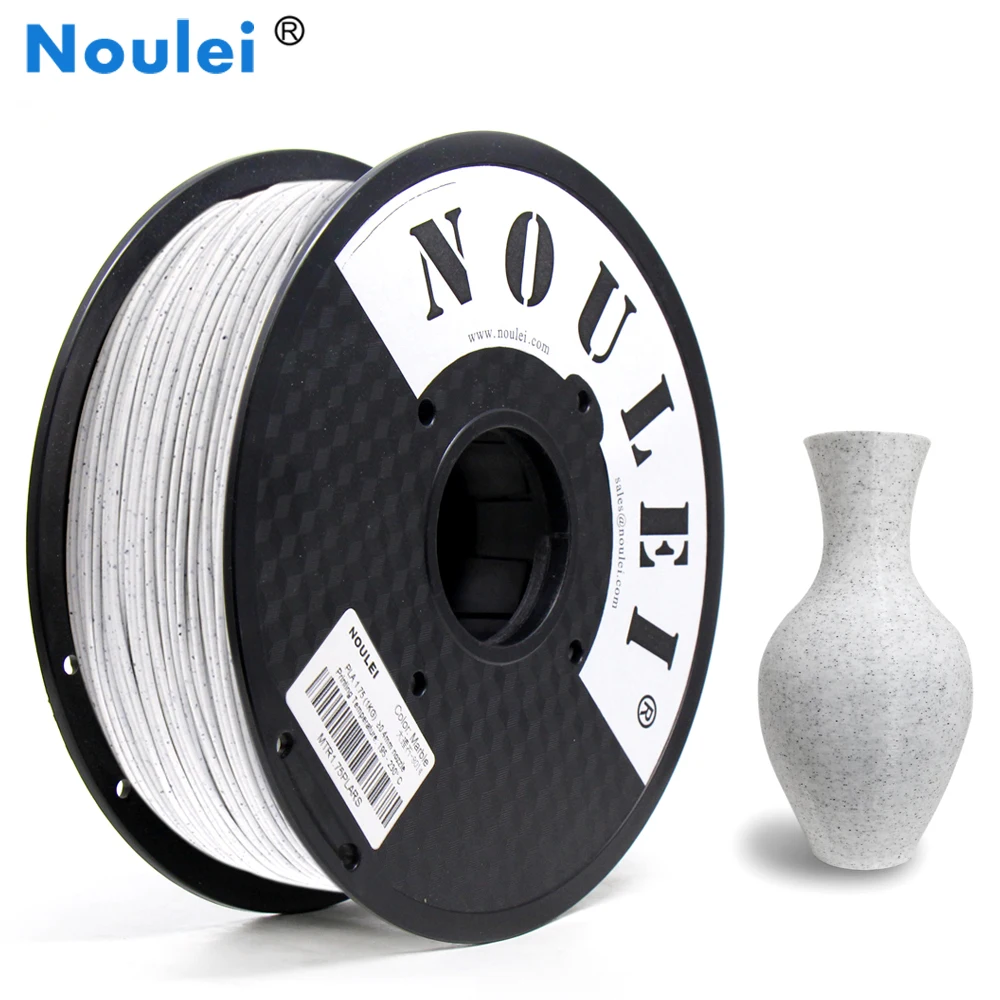 1 كجم روك الملمس PLA Noulei 3D طابعة خيوط الرخام اللون خاص 3 D طباعة المواد 1 كجم روك الملمس PLA Noulei 3D طابعة خيوط الرخام اللون خاص 3 D طباعة المواد