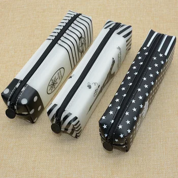 

kawaii school pencil case silicone estuche escolar pencilcase Eiffel Tower etui candy roll kalem kutu estuches para lapices