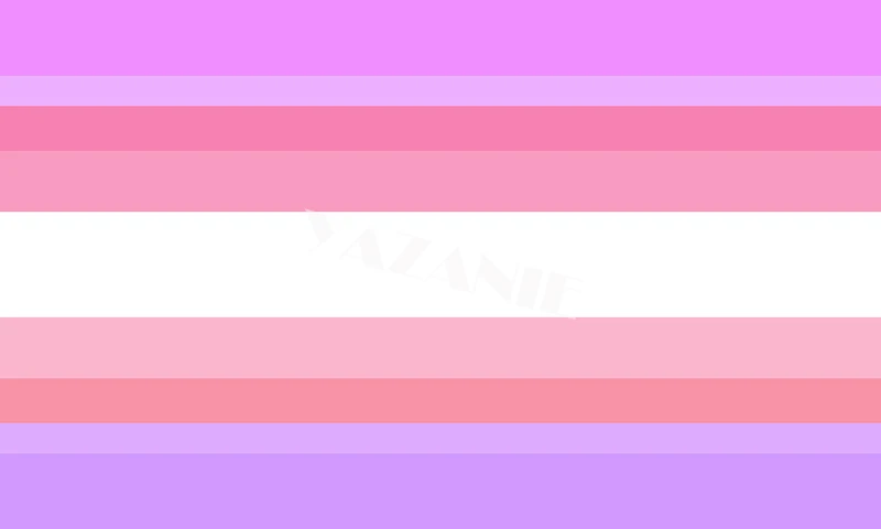 YAZANIE 128*192 см/160*240 см/192*288 СМ ЛГБТ губная помада для девушек, транссексуалов - Цвет: Transgender Lesbian