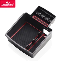 Smabee Car Caja Apoyabrazos Central caja Para AUDI Q5 Q3 2009to2017 Accesorios Interiores Estiba ordenar Bandeja de La Consola Central