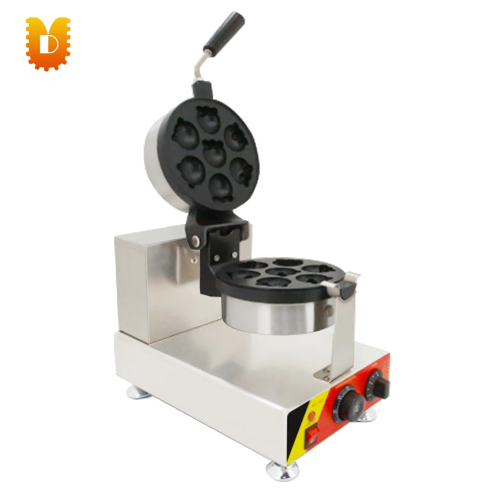 180 Rotating degree electric waffle oven small octupus type waffle cake pan Non stick egg cake