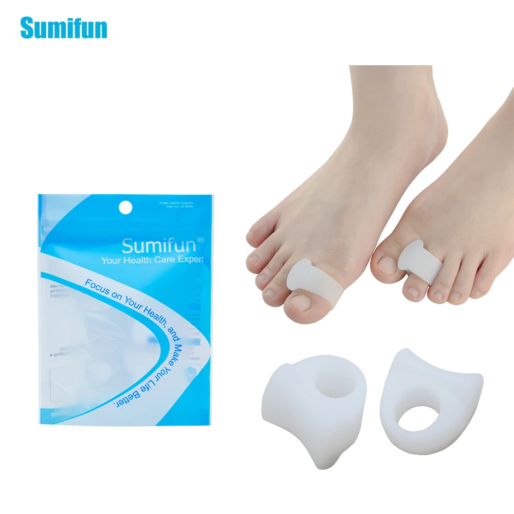 

2Pcs Bunion Toe Spreader Gel Hallux Valgus Corrector Alignment Separators Valgus Stretchers Protector Massage & Relaxation C135