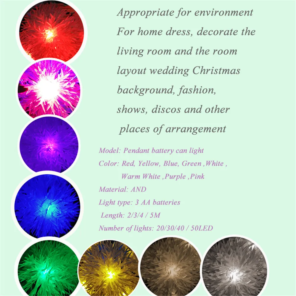 Christmas Party and events holiday decoration snowball led string lights (4)