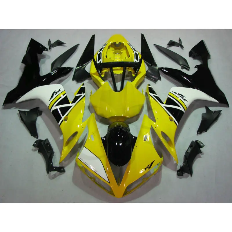 Прессформа впрыски обтекатель кузова набор подходит для YAMAHA YZF Р1 04-06 05 желтый белый Прессформа впрыски обтекатель кузова набор подходит для YAMAHA YZF Р1 04-06 05 желтый белый