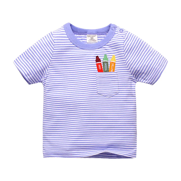 1-6T 100% Cotton Kids Baby T-shirt Tops Boys Girls Tee Striped T Shirt Children Tshirt Toddlers Baby Clothing 2017 Child Clothes HTB1TWDKPVXXXXbsXVXXq6xXFXXXg - 1-6T 100% Cotton Kids Baby T-shirt Tops Boys Girls Tee Striped T Shirt Children Tshirt Toddlers Baby Clothing 2017 Child Clothes