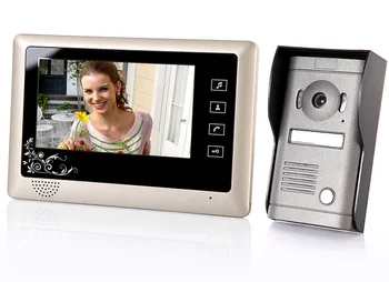 

7" TFT LCD Monitor wired Home Apartment Color Video door Phone Intercom System