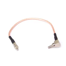 10 шт./лот TS9-CRC9 адаптер TS9 женский CRC9 гнездовой разъем сплиттер помощью соединительного кабеля RG316 15 см