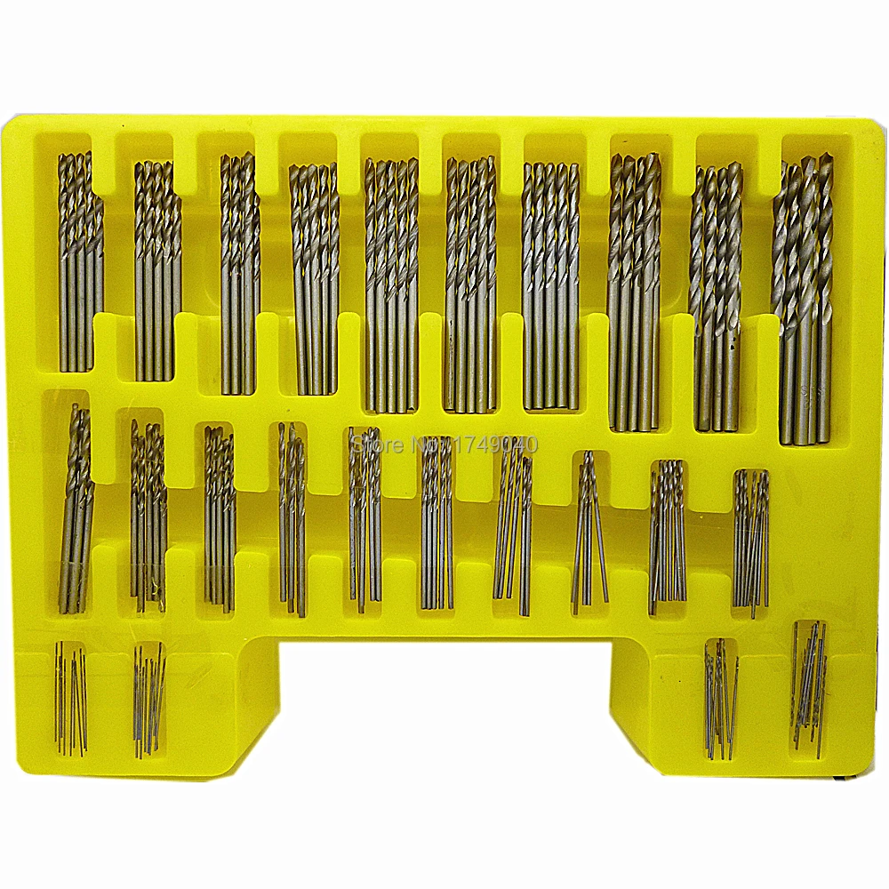0.4mm 3.2mm 150Pcs Mini twist drill Bit Kit HSS Micro Precision Twist ...