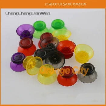 

ChengChengDianWan 100pcs 300pcs transparent clear mushroom 3d Analog Joystick cap clear Thumbsticks Cap for ps4 controller