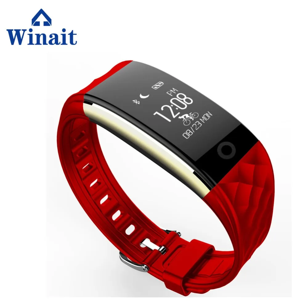 

winait china cheap Bluetooth Smart Wristband Pedometer S2 Heart Rate Monitor Smart Band