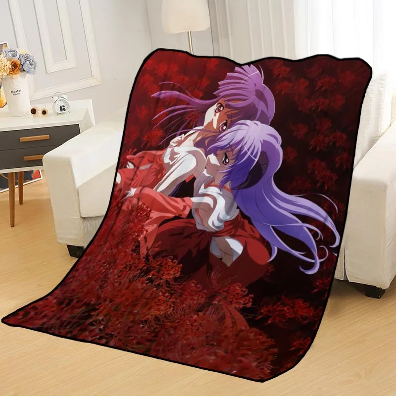 Personalized Blankets Custom InuYasha Blankets for Beds Soft DIY Your Picture Decoration Bedroom Throw Travel Blanket - Цвет: Blanket 12