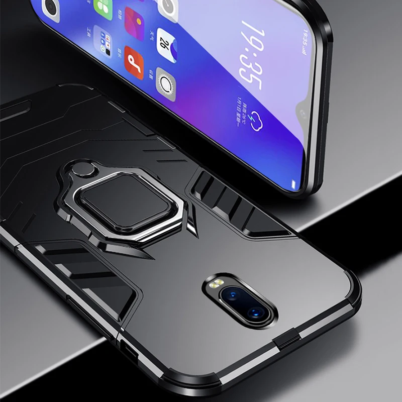 GFAITH автомобильный держатель кольцо чехол для Oneplus 7 Pro противоударный жесткий чехол для телефона чехол Oneplus 7 мягкий силиконовый бампер Funda Coque
