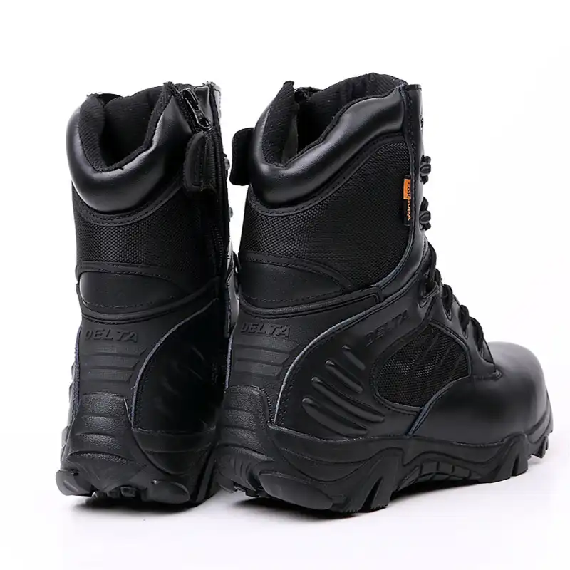 Men Delta Tactical Boots Leather High Performance Waterproof Military