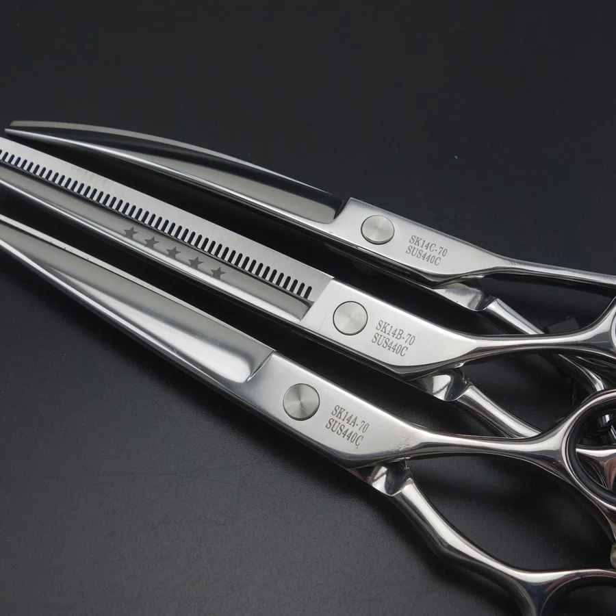 Ножницы/ножницы для груминга собак и кошек 7 дюймов ножницы стрижки филировочные