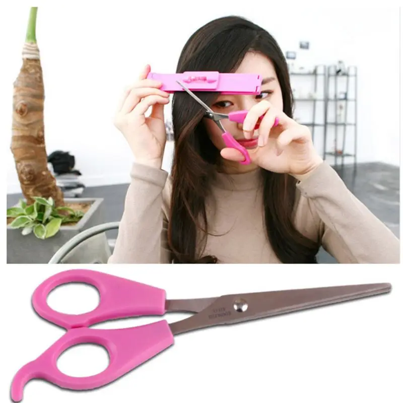 

2Pcs Hair Tools Bangs Clip Trimmer Clipper Hand Cut Bangs Cutter Tool