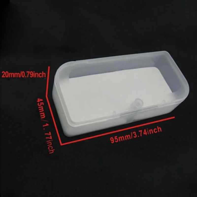 10Pcs Portable Transparent Containers Plastic Clear Storage Boxes With Lids 95x45x20mm Collection Box Mayitr
