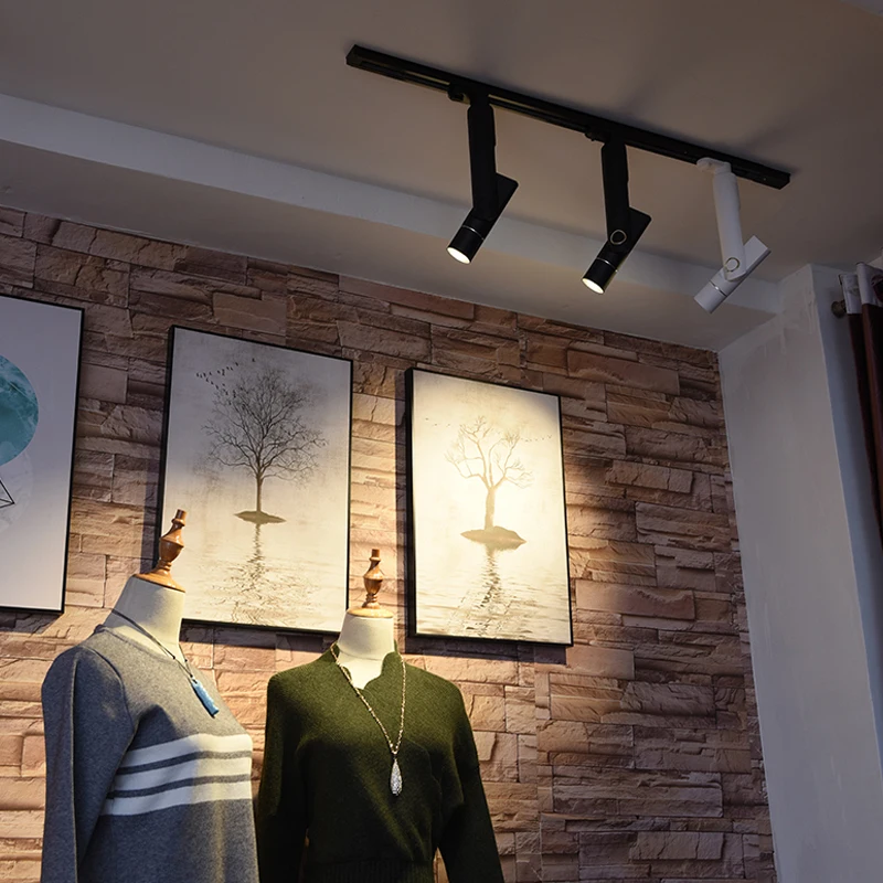 2018 New Track Lights Cree Cob Ra93 Nordic Light Adjule 2018 New Track Lights Cree Cob Ra93 Nordic Light Adjule Angle Aluminum Lamp 7w 10w 12w Black White 85 265v In Lighting From