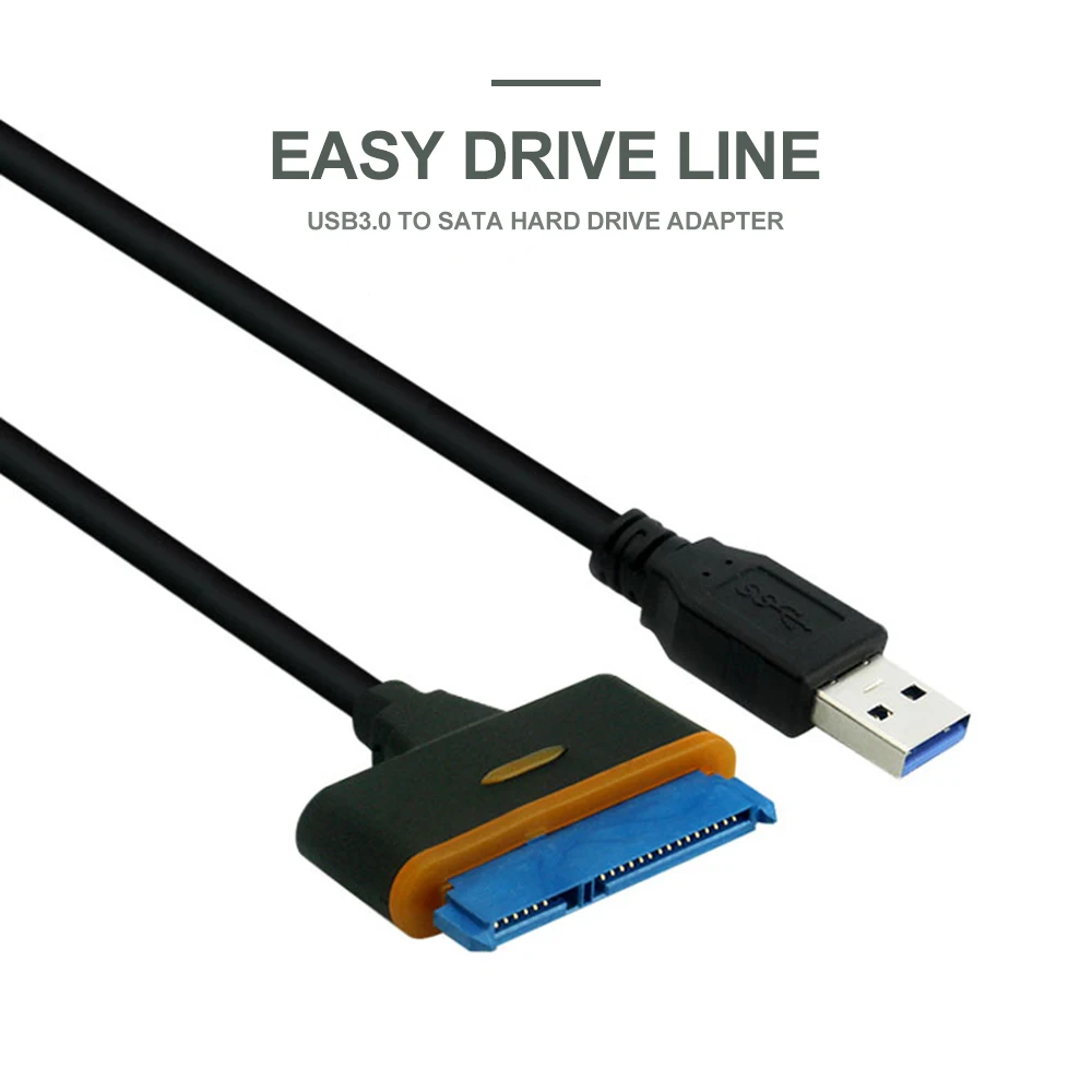 

SATA serial to USB3.0 adapter cable Adapter Up to 6 Gbps Support 2.5 Inches External SSD HDD Hard Drive 22 Pin Sata III Cable