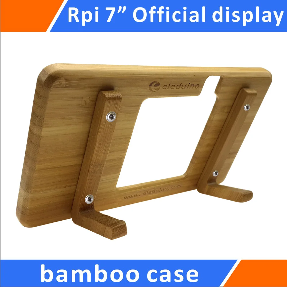 

Raspberry Pi Official 7" Touchscreen Display Bamboo Case
