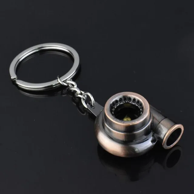 Buy Vintage Silver Turbo Keychain Automotive Car