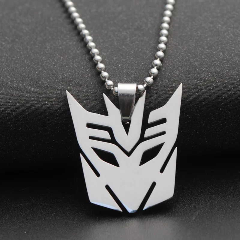 

cool Decepticons Stainless Steel Pendant Necklace for men and women Necklaces & Pendants Choker Statement silver Stainless Steel