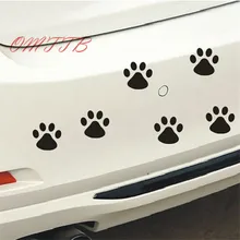 10Pcs Cute Paws Car Sticker Dog Footprint Decals Puppy Claws Bumper Windshield Mirror Motorcycle Refrigerator Wall car sticker