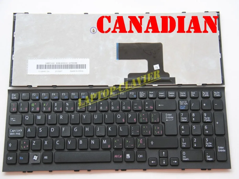 For Sony Vaio Pcg m Pcg w Pcg l Pcg l Pcg l Pcg l Canadian Clavier Keyboard Black Frame Keyboard Dell Latitude D610 Keyboard Housingframed Landscape Aliexpress