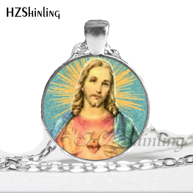 Женское ожерелье с кулоном в виде Святого Сердца Иисуса|fashion jewelry|jewelry fashionheart heart |