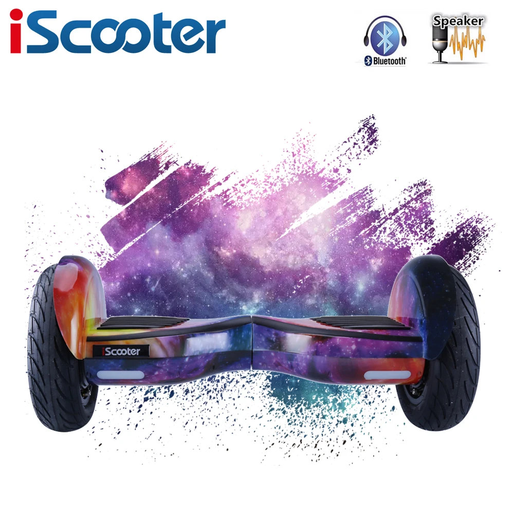 

Free shipping hoverboard 10 inch Electric Skateboard steering-wheel Smart 2 wheel self Balance Standing scooter gyroscooter