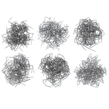 100 шт./компл. нарезанные 0,6 мм-0,8 мм горячая волна плоские скобы для Пластик степлер ремонт сварочный инструмент для ремонта Универсальный