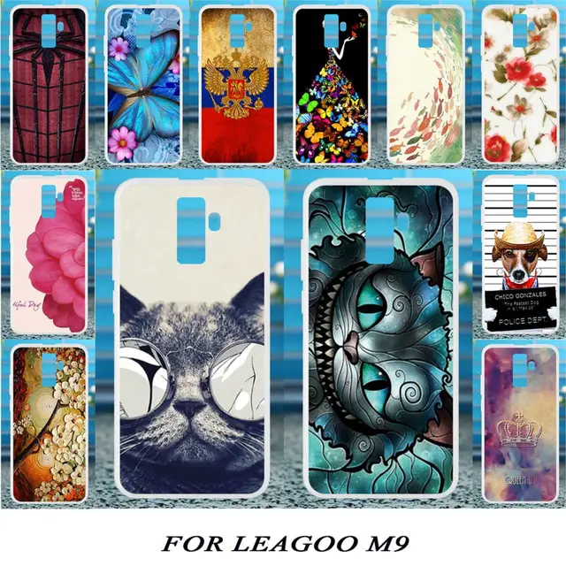 Best Price Akabeila Soft Cases For LEAGOO M9 Case Silicone DIY Patterned Cover For Case LEAGOO M9 Cover Coque Fundas Housing Back Bag Shell