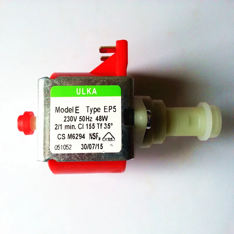 

Coffee electromagnetic pump models EP5 voltage 230V50Hz power 48W